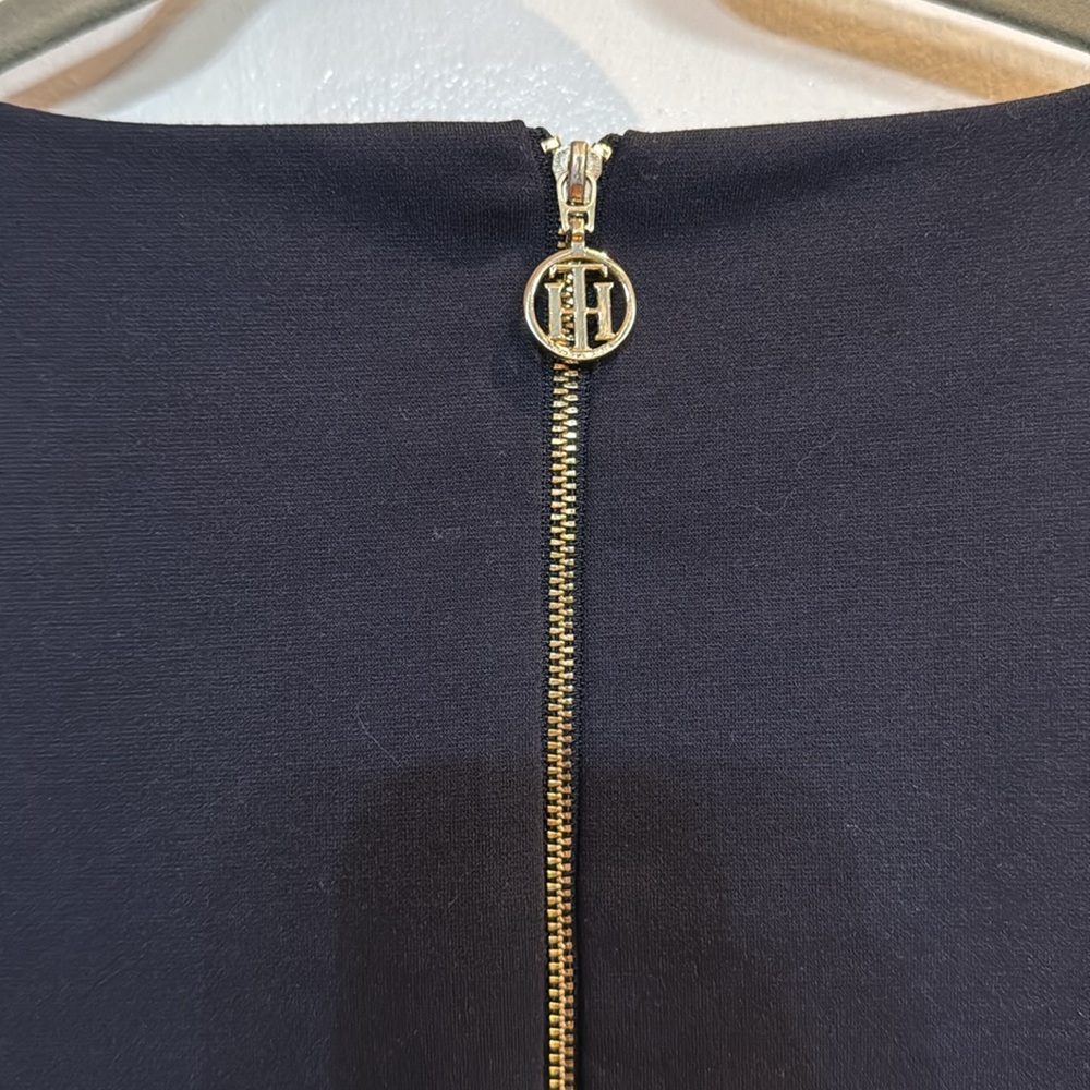 Tommy Hilfiger Striped Trim Dress Size 10 - Picture 4 of 4